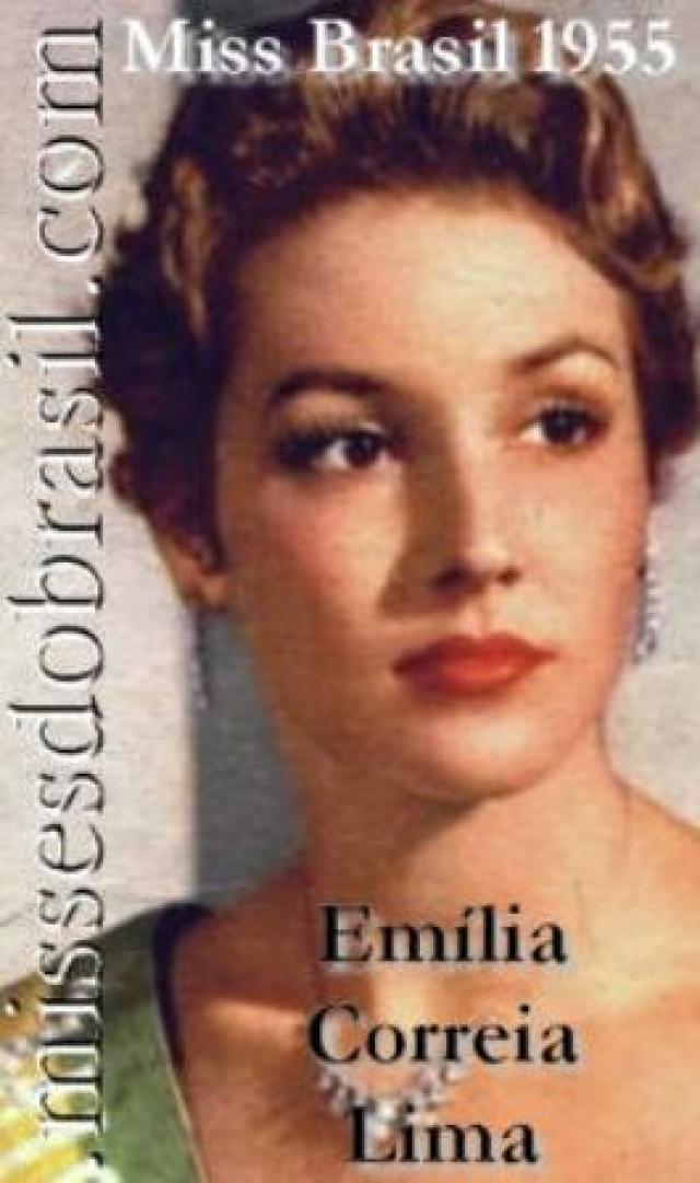 emilia correa lima, top 15 de miss universe 1955. 4e2a4410