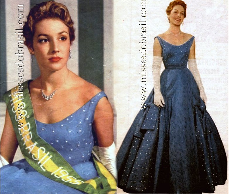emilia correa lima, top 15 de miss universe 1955. Emilia11