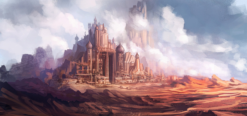Firedell - Desert Castle by Xpe Firedell - Desert Castle by Xpe