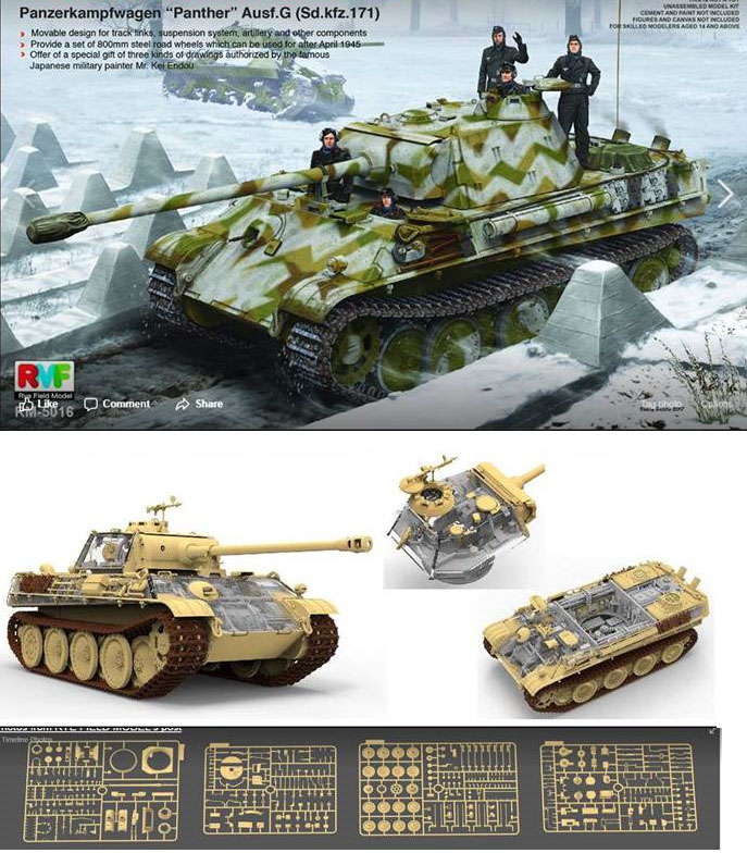 Panther Ausf.G RFM 1/35ième 10123910