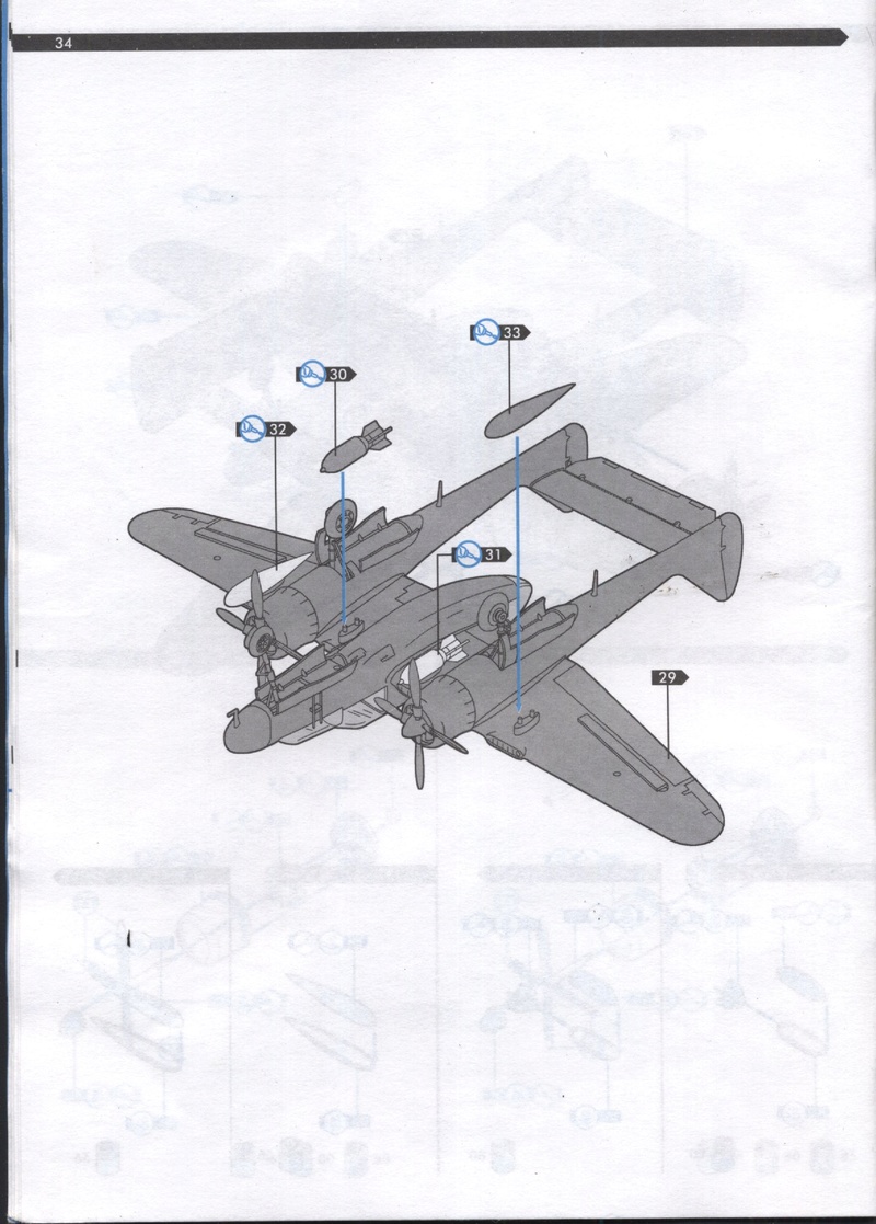 NORTHROP P61 BLACK WIDOW - 1/72 - REF : 60304 - NOTICE Maque460
