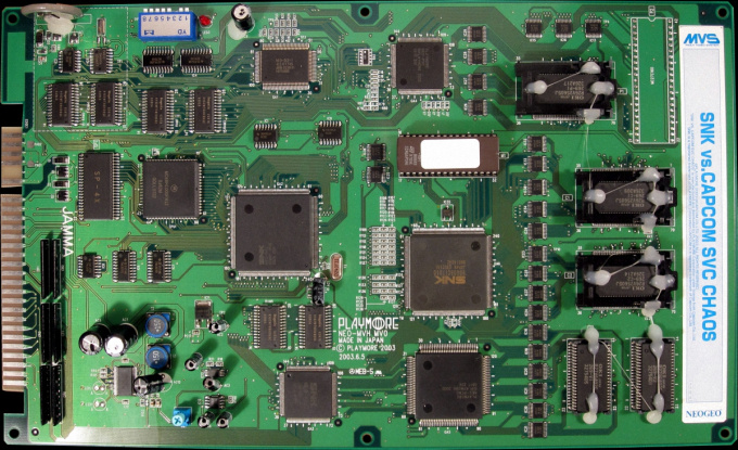 Ces jeux NEO-GEO édités en PCB jamma tierce Svcpcb10