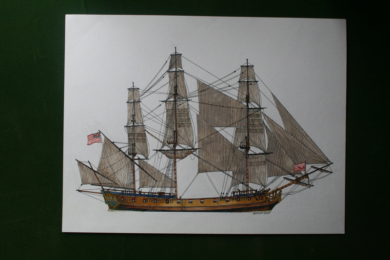 La Confederacy de 1772 au 1/64 par Model Shipways Img_4815