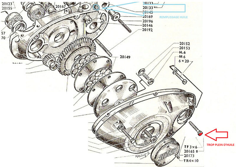 Compression moteur alter 70cm3 Huile_10
