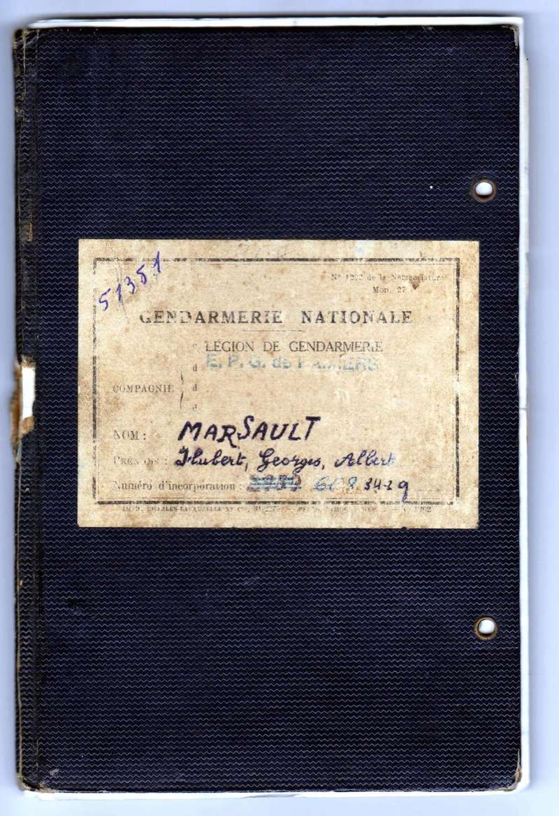 Documents de Mon papa Garde Républicain Indochine et Afrique du nord  Livret25