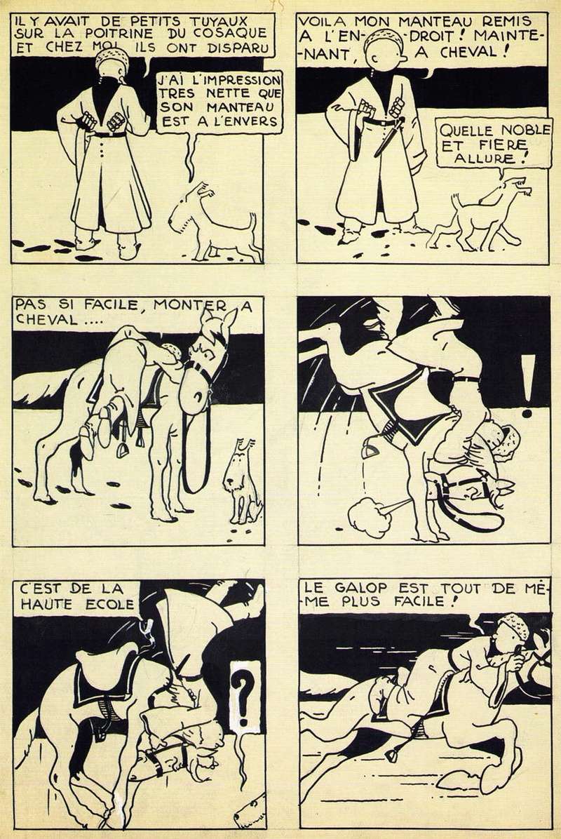 La grande histoire des aventures de Tintin. - Page 39 Planch11