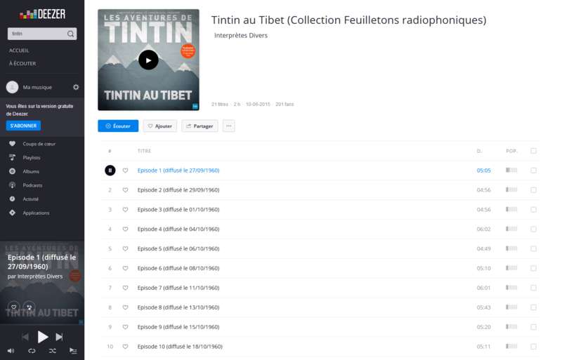 Vinyles des aventures de Tintin et Milou Screen11