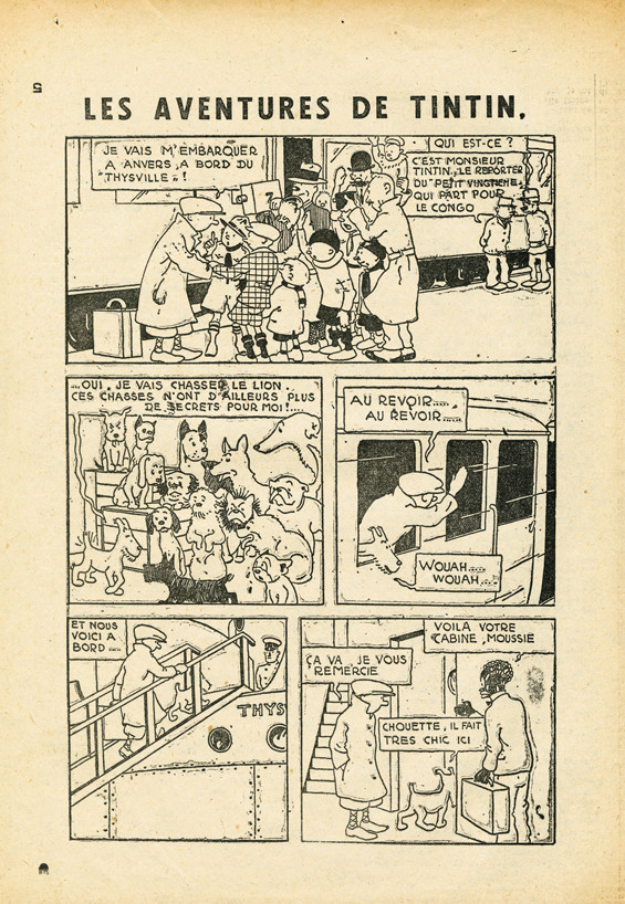 La grande histoire des aventures de Tintin. - Page 37 Tintin10