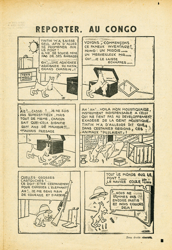 La grande histoire des aventures de Tintin. - Page 37 Tintin11