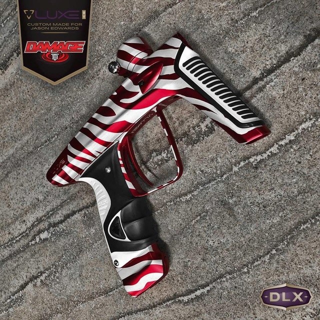 DLX Luxe Ice Zebra Red Jason FK Edward / Damage Tampa Bay Dlxlux21