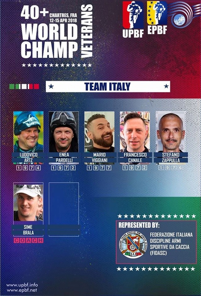 EPBF Nation Cup Vétérans 2018: Italie Italie10