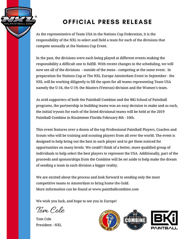 NXL Official Press Release 30/11/18 Nxlusa10
