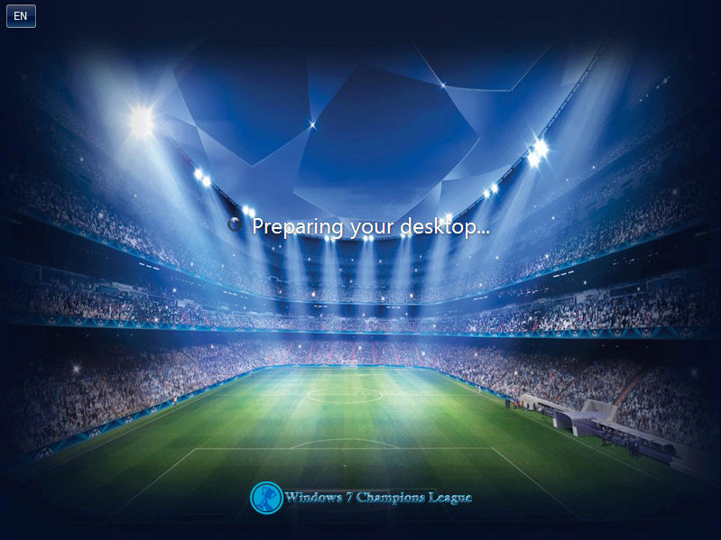 نسخه 7 معدله لعام 2018 لعشاق كرة القدم Windows 7 Champions League Screen10