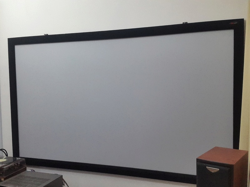 Branded Projector Screen-High Quality Grey Screen (106 inches) 20171210