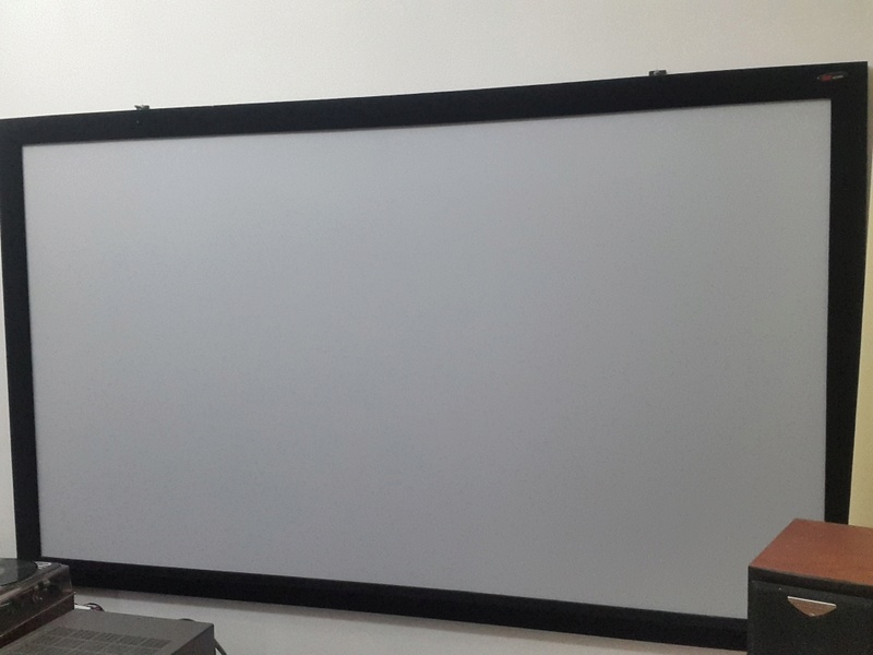 Branded Projector Screen-High Quality Grey Screen (106 inches) 20171211