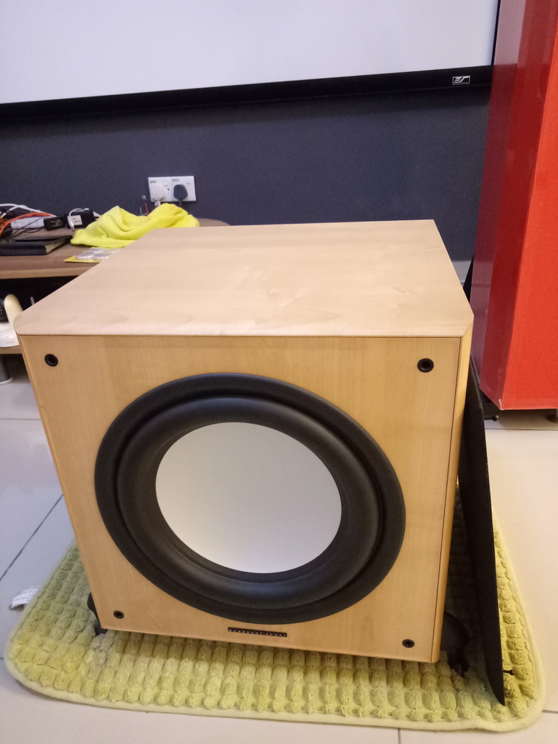 Mordaunt Short MS909W Subwoofer-Used & In New Condition-Made in England Model Img20131