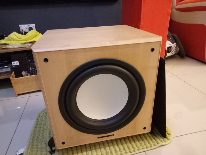 Mordaunt Short MS909W Subwoofer-Used & In New Condition-Made in England Model Img20134