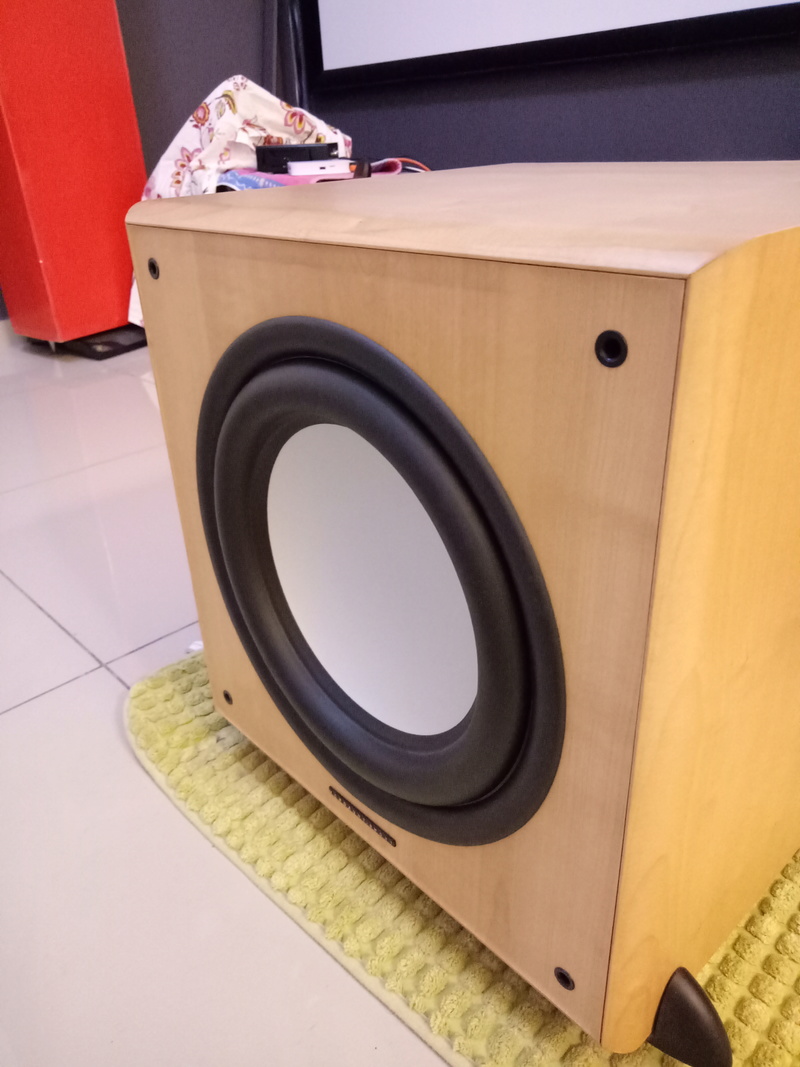 Mordaunt Short MS909W Subwoofer-Used & In New Condition-Made in England Model Img20138