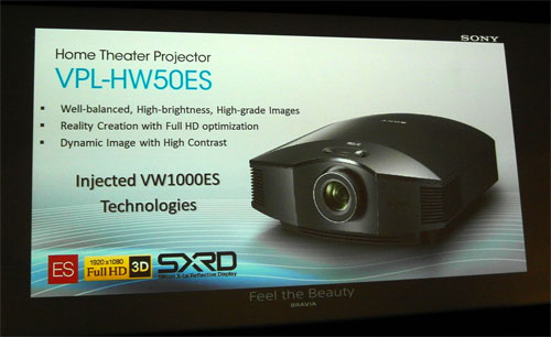 Sony VPL-HW50ES Projector-Used & In Good Working Condition Vpl-hw10