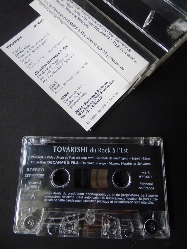 Cassette audio TOVARISHI du Rock à l' Est P1080729