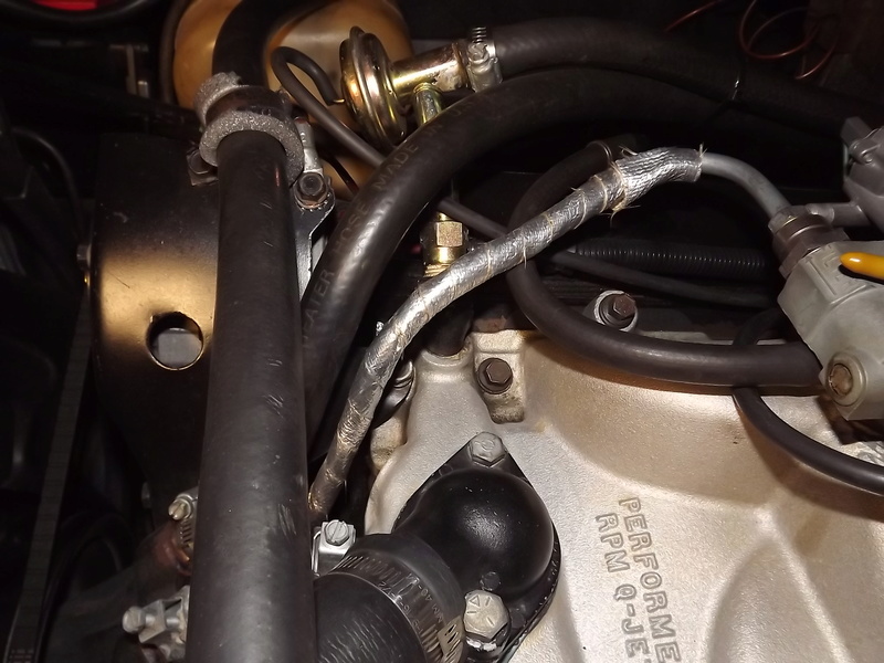 Holley, Edelbrock, Fuel Line and Heater Connection Dscf2410