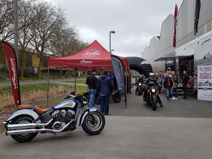 ROAD SHOW INDIAN à St Brieuc avec Breizh Riders 20180416