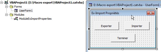 propriete) - Export propriétés CATIA vers Excel et vice-versa Export10