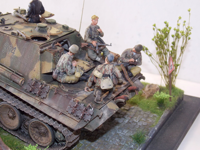 Jagdpanther DRAGON 1/3pssant une voie de chemin de fer  Dscn6408