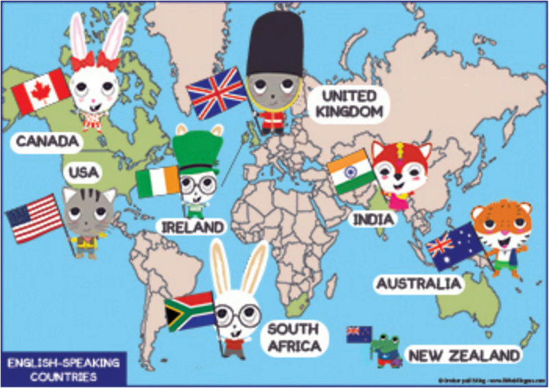 English-speaking countries 12562010