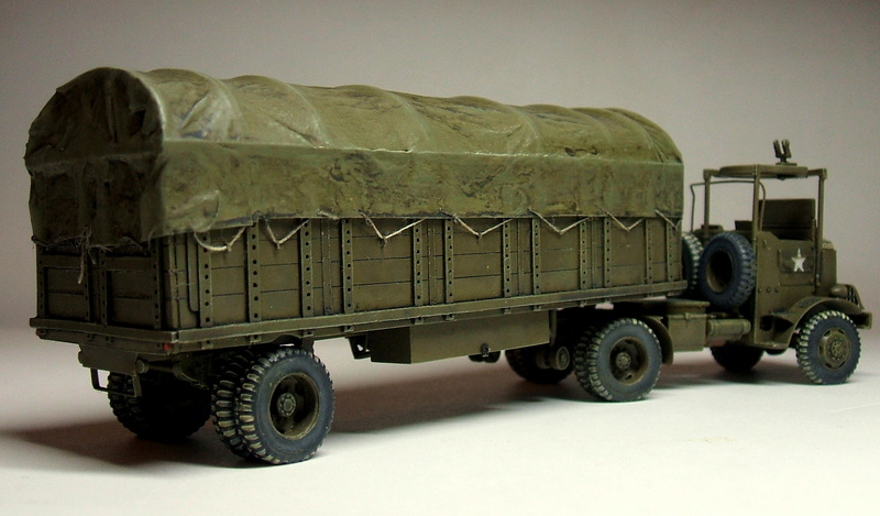 Red Ball Express: Autocar U 7144 Airfix & remorque 10t en scratch. Dscf3224