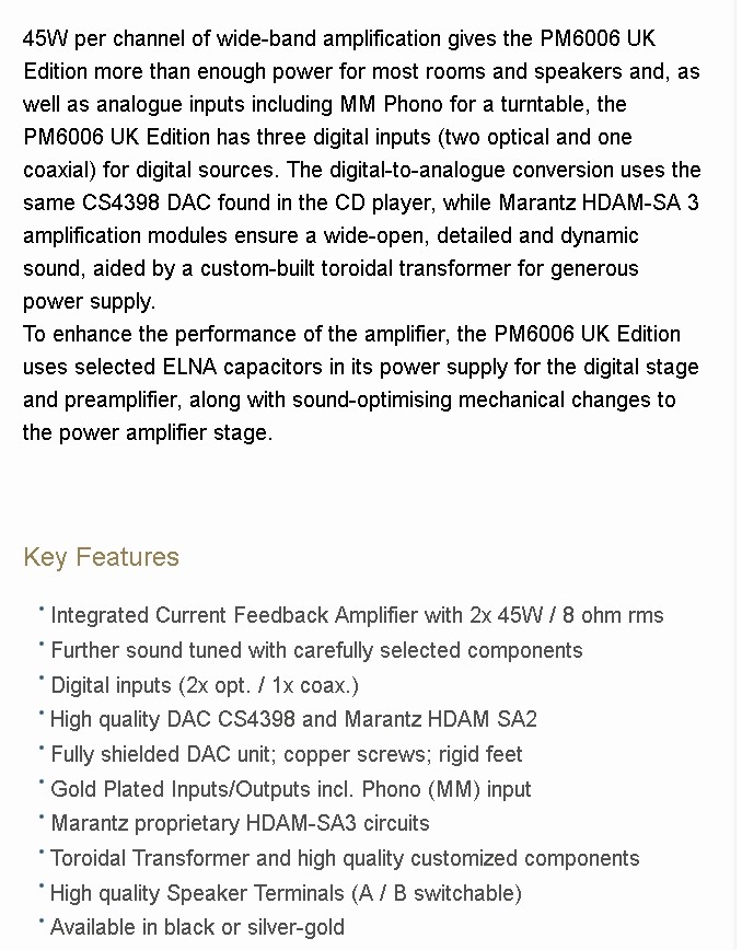 Marantz PM6006 da Amazon UK (Home AV Direct) - Pagina 2 2017-110