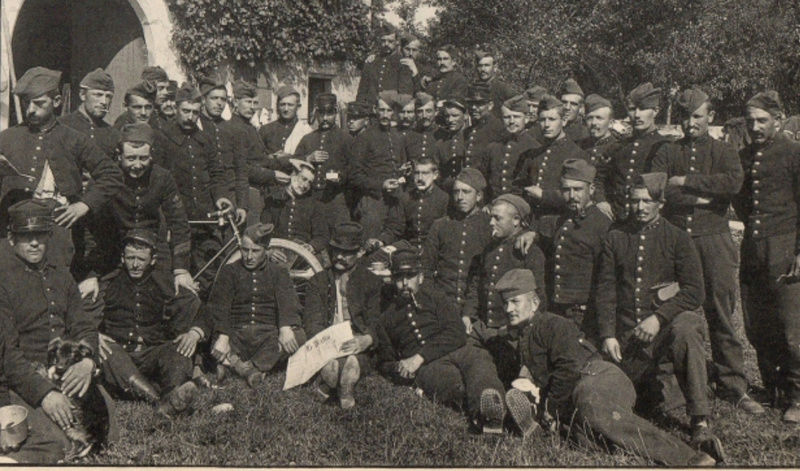 Le 17° B.C. à Rambervillers en 1909. 4910