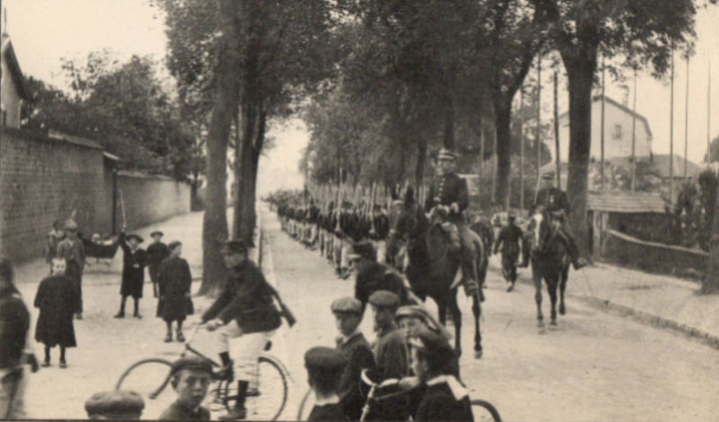 Le 17° B.C. à Rambervillers en 1909. 5610