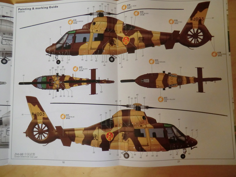 ZHI-9B ou variante du Dauphin II 1/48 Kitty Hawk Dauphi38