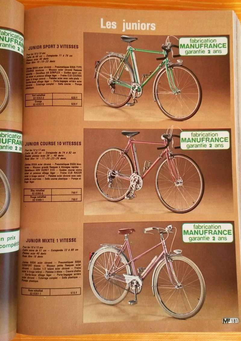 catalogue  MANUFRANCE 1978 14810