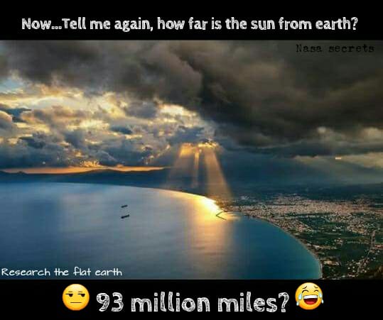 Proof the Sun is not 93 Million miles away 25348610