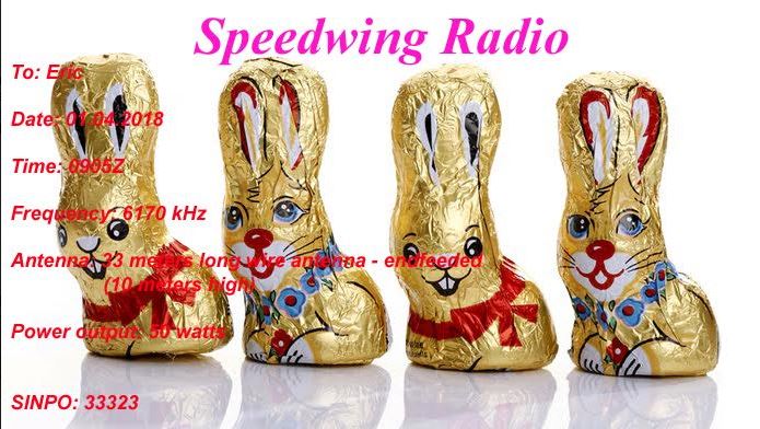 eQSL de radio speedwing Speed10