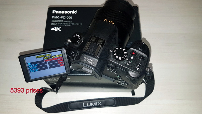 [vendu] Panasonic Lumix FZ1000 20180114