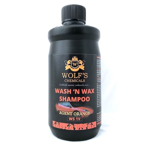 shampoo - Wolfs Chemicals Agent Orange Shampoo + Cera 500 ml Wolfs-10