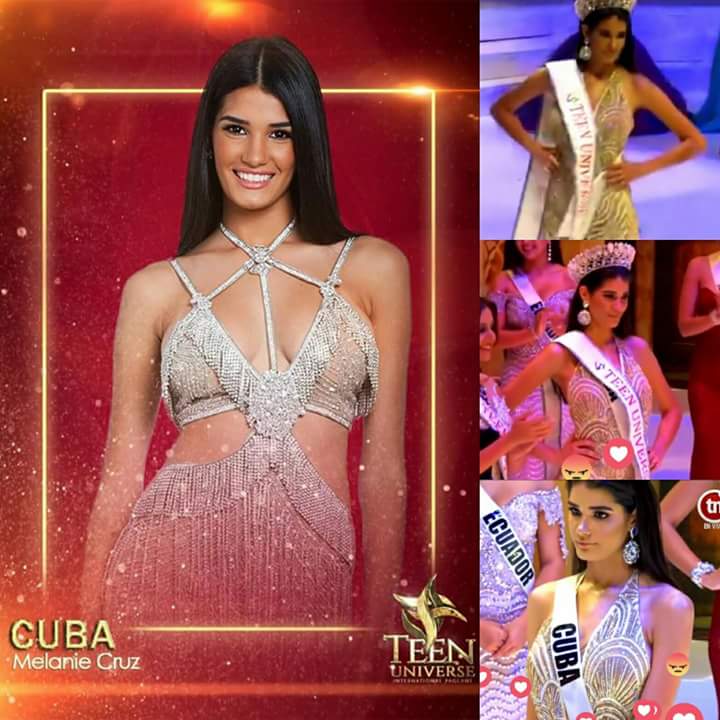Melanie Cruz of Cuba is Miss Teen Universe 2018.  Fb_i3439