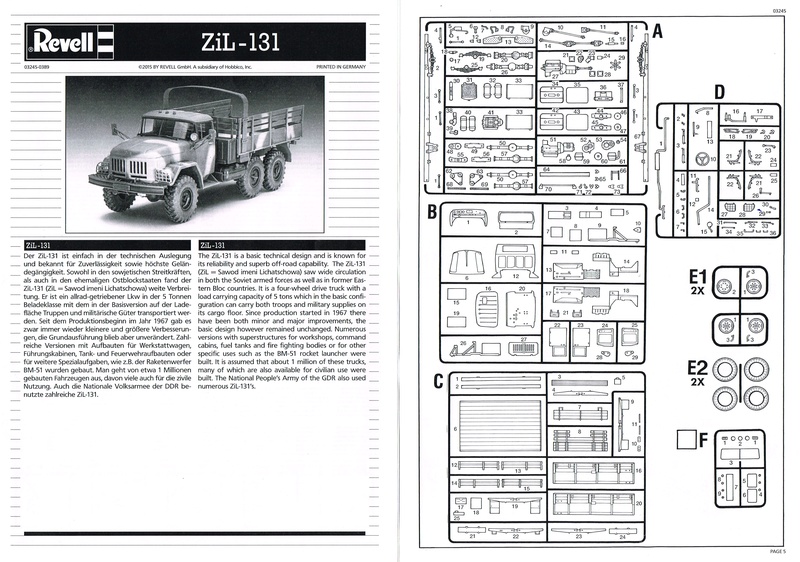 [REVELL] Camion ZiL131 1/35ème Réf 03245  Cci22012