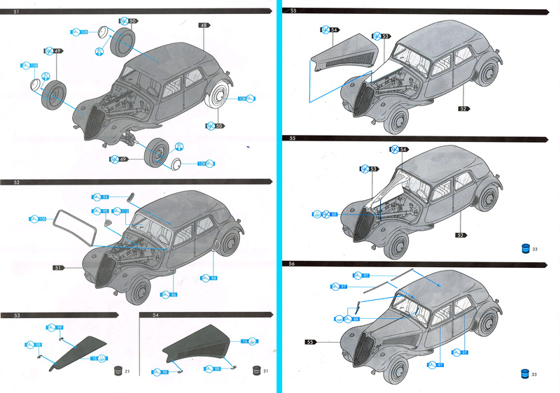 CITROËN TRACTION15-6 1/24ème  Réf  60763 Notice Notice22