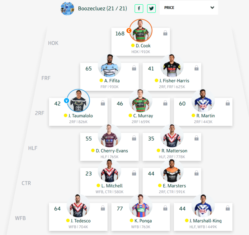 trials  tribulations - Trials and Tribulations of an NRL Fantasy coach 2018 - End result 164th - Page 7 Round_67