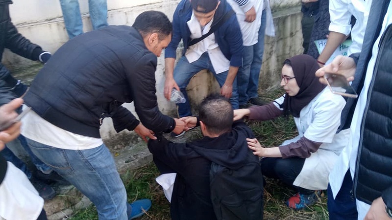 médecins résidents violemment agressés par la police le mercredi 03 janvier 2018 à Alger 118