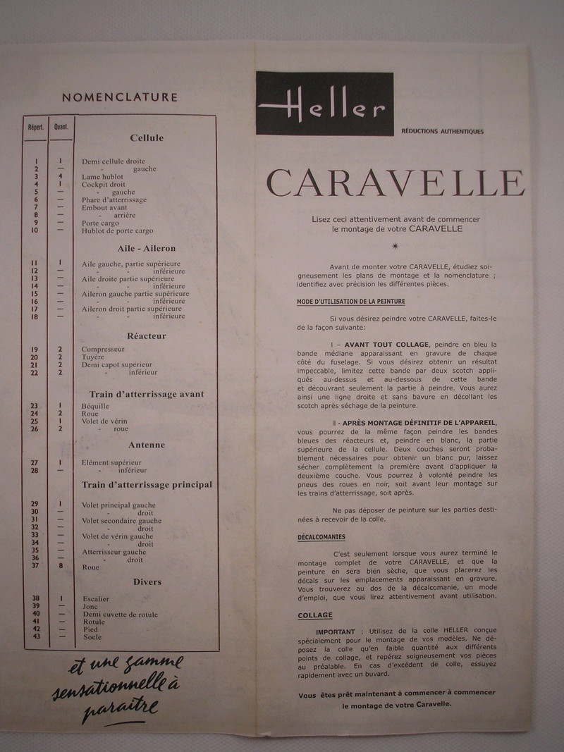 SUD AVIATION SE 210 CARAVELLE - 1/100ème Réf 80432 Edition limité 2017-029