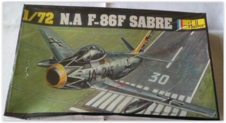NORTH AMERICAN F 86F SABRE 1/72ème Réf 277 Scree135