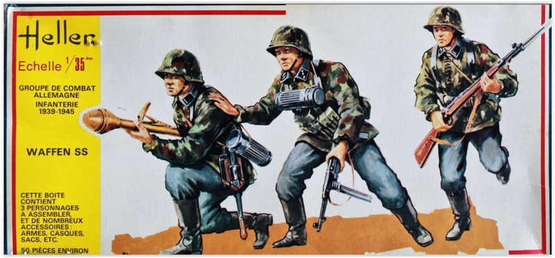 Groupe de combat ALLEMAGNE infanterie 1939-1945 1/35ème Réf 117, 113, 118 et 117 Scree155
