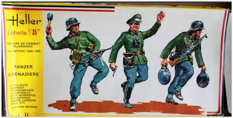 Groupe de combat ALLEMAGNE infanterie 1939-1945 1/35ème Réf 117, 113, 118 et 117 Scree157
