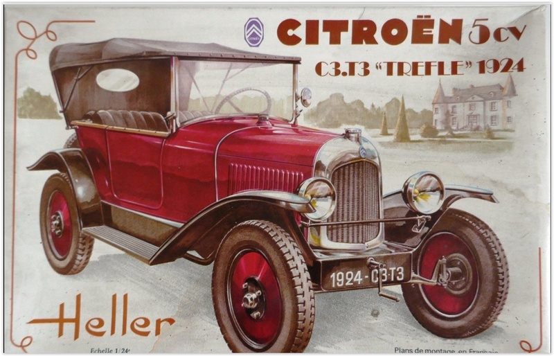 CITROËN 5 CV  C3.T3 TREFLE 1924 1/24ème Réf 702 Scree179