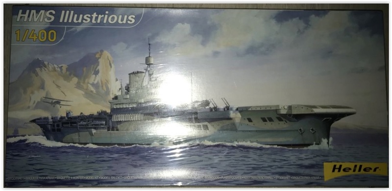 Porte-avions HMS ILLUSTRIOUS 1/400ème Réf 81089 Scree193